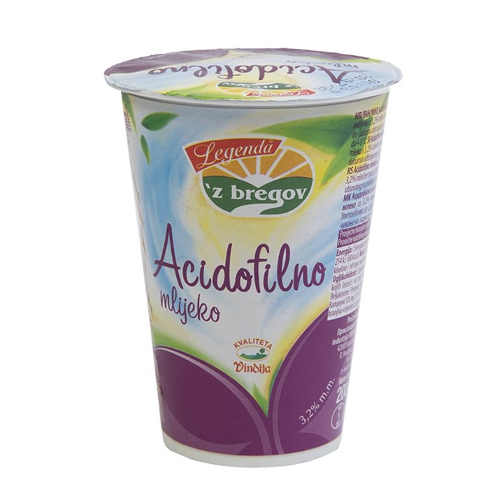 ACIDOFILNO MLIJEKO 200G 3,2% VINDIJA