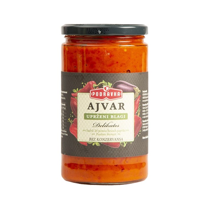 AJVAR BLAGI UPRŽENI 690g PODRAVKA