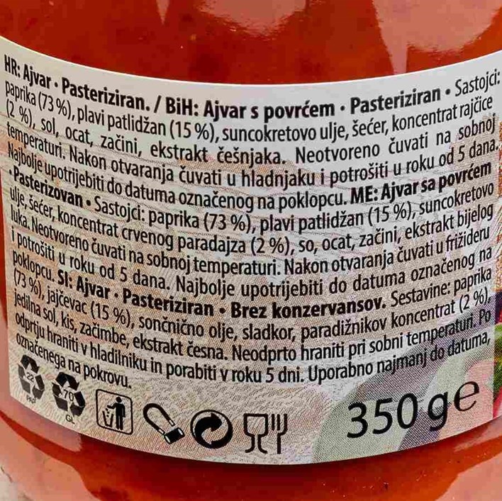 AJVAR BLAGI 350g ZVIJEZDA