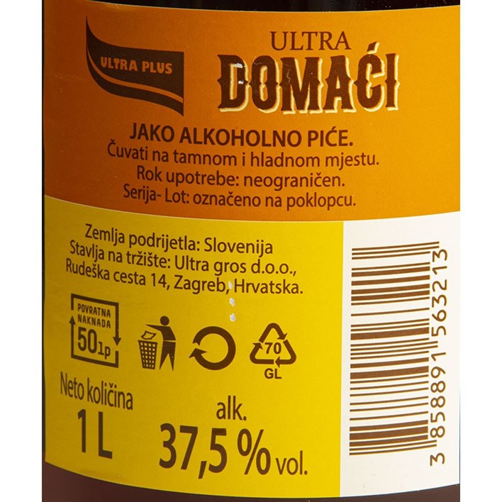 ALKOHOL DOMAĆI 1l ULTRA