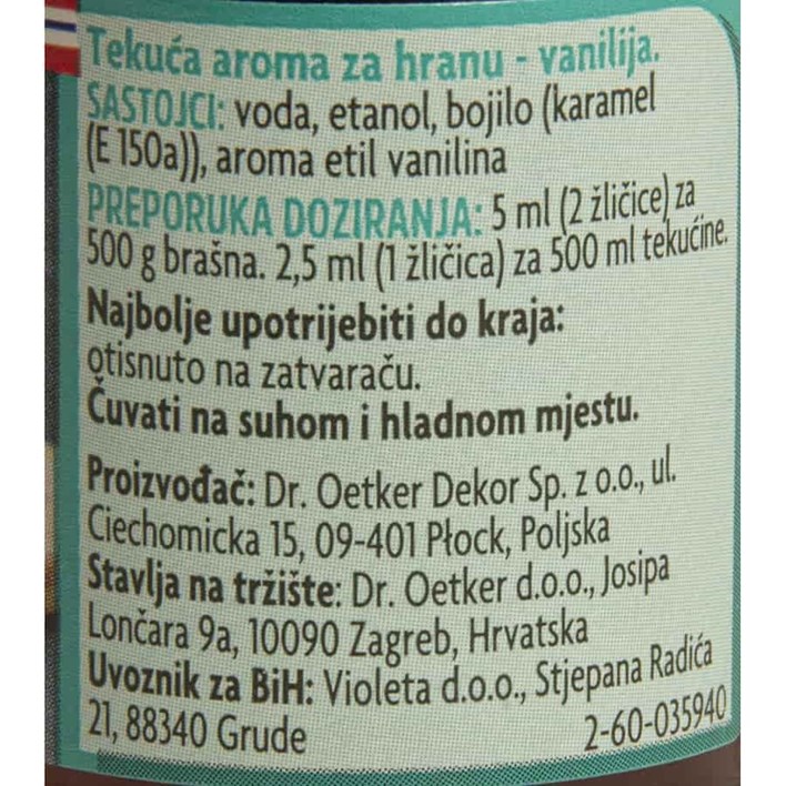 AROMA VANILIJA 38ml DR OETKER