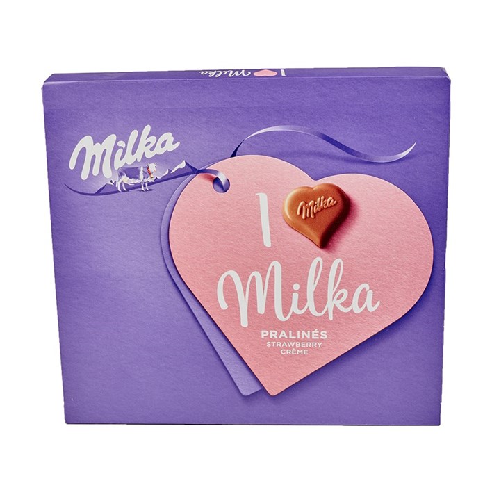 BOMBONIJERA MILKA ILM STRAWBERRY 110g AWT