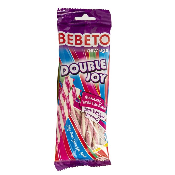 BOMBON BEBETO DOUBLE JOY JAGODA VANILIJA 75g FILIR