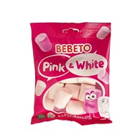 BOMBON BEBETO MARSHMALLOW PINK & WHITE 60g FILIR