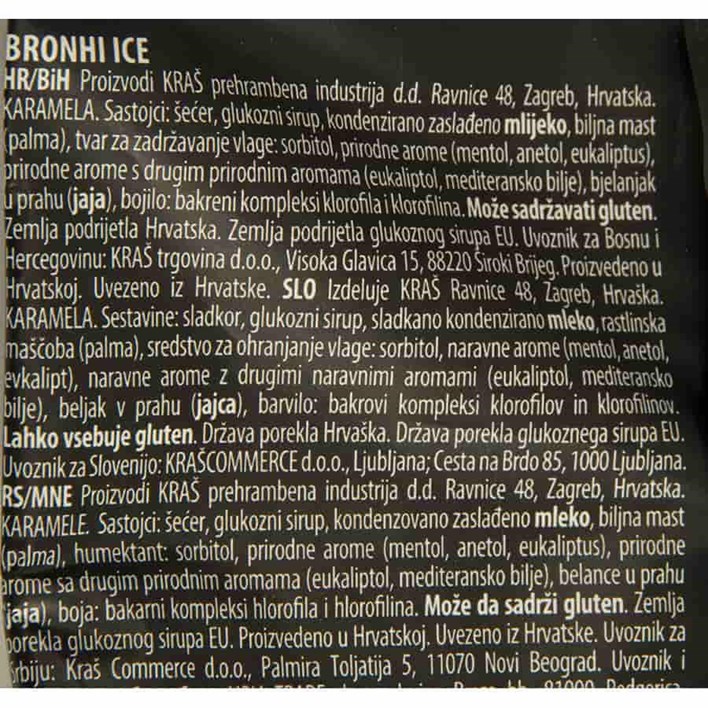 BOMBON BRONHI ICE 100g KRAŠ