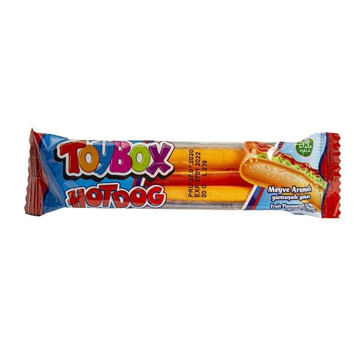 BOMBON TOYBOX HOT DOG GUMENI 20g HURIKAN