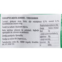 BOMBON EUKALYPTUS MENTHOL 100g DUPIN