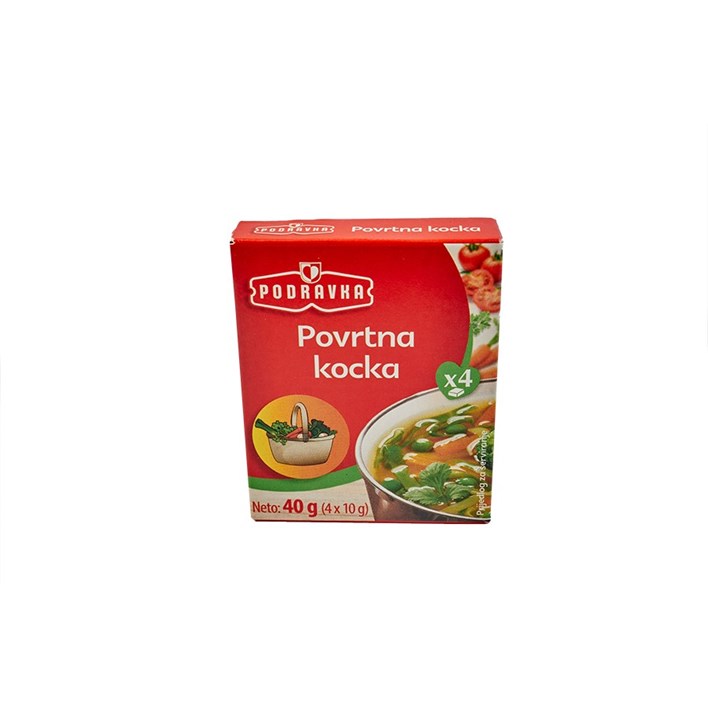 BRIKET POVRTNA KOCKA 40g PODRAVKA