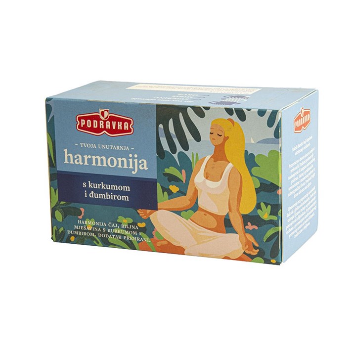 ČAJ FILTER VREĆICA HARMONIJA 40g PODRAVKA