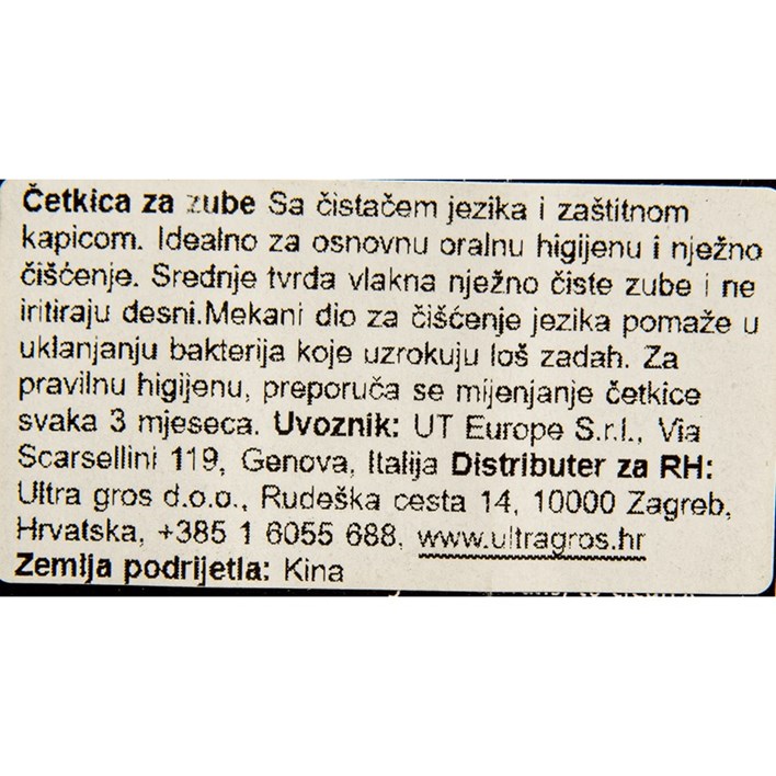 ČETKICA ZA ZUBE MEDIUM S KAPICOM ULTRA