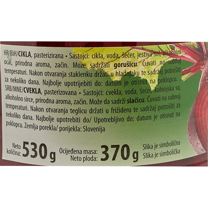 CIKLA NATURETA 530g ORBICO