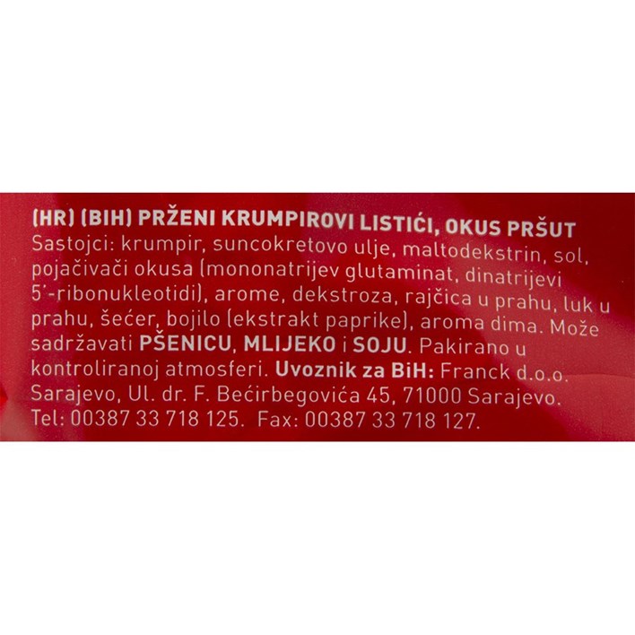 ČIPI ČIPS PRŠUT 140g INTERSNACK