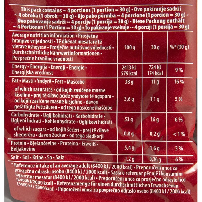 ČIPS CHIO INTENSE CREAMY PAPRIKA 130g INTERSNACK