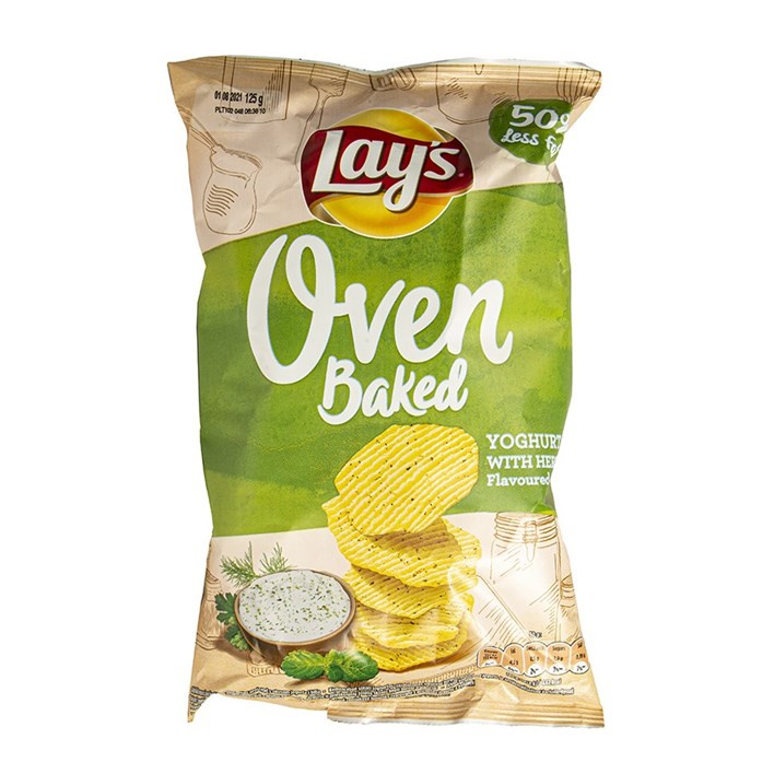 ČIPS LAYS OVEN BAKED JOGURT 125g AWT