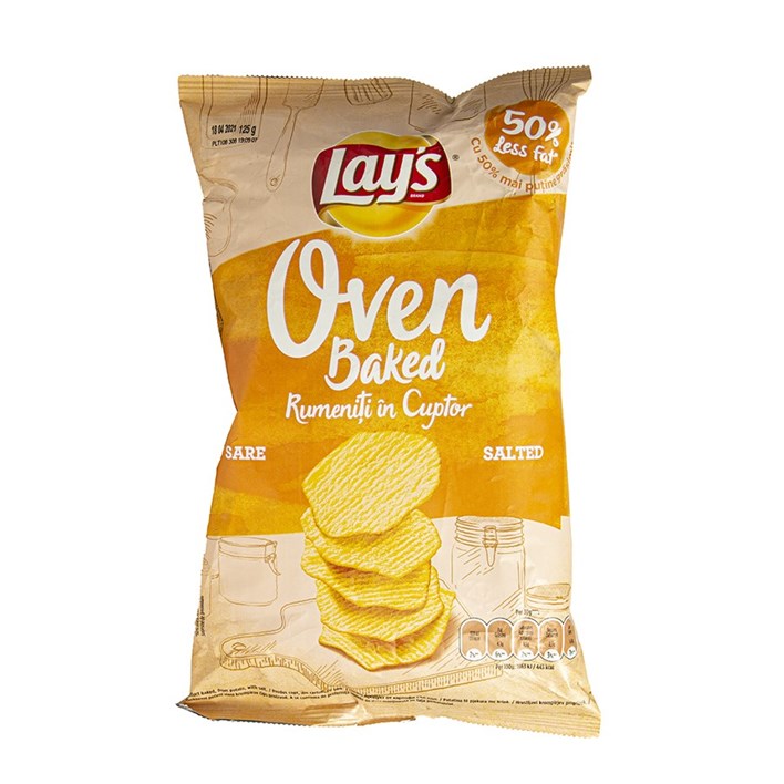 ČIPS LAYS OVEN BAKED SLANI 125g AWT