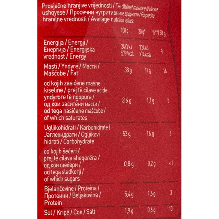 ČIPS PAPRIKA 190g FRANCK