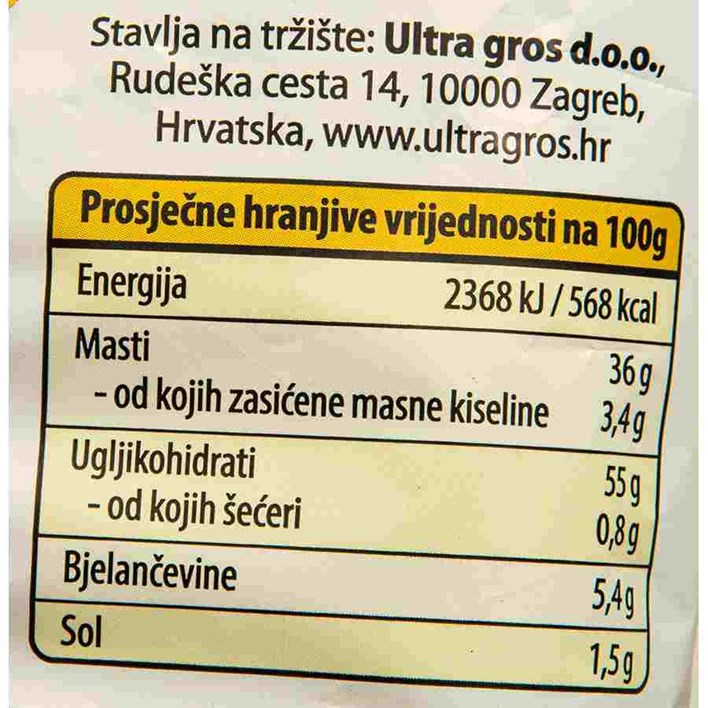 ČIPS ULTRA  SNACK SLANI 90g ULTRA