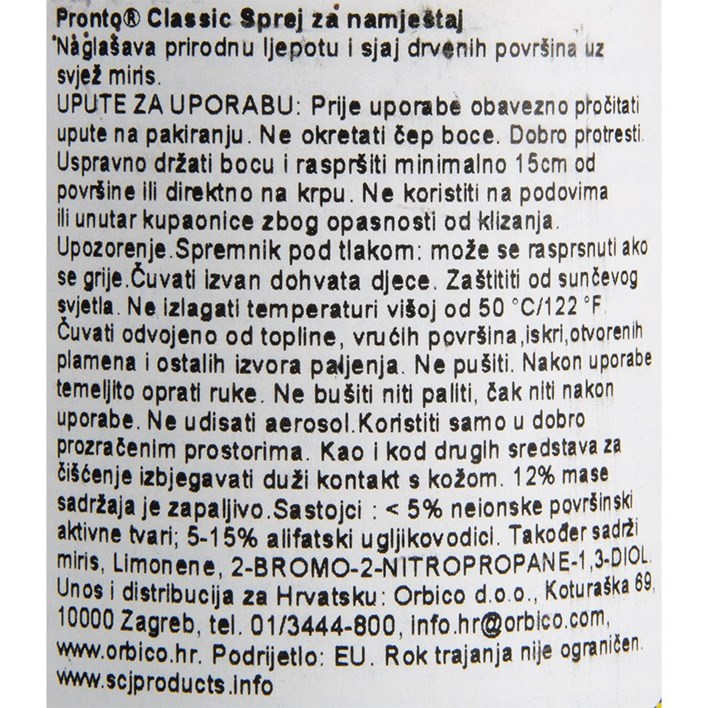 ČISTILO PRONTO 300ML SPRAY