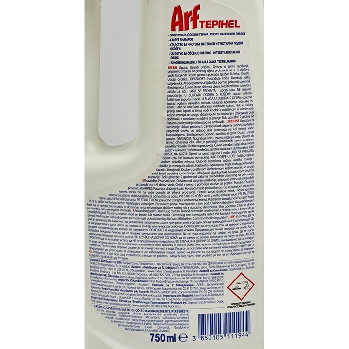 ČISTILO ARF 750 ML TEPIH SAPONIA