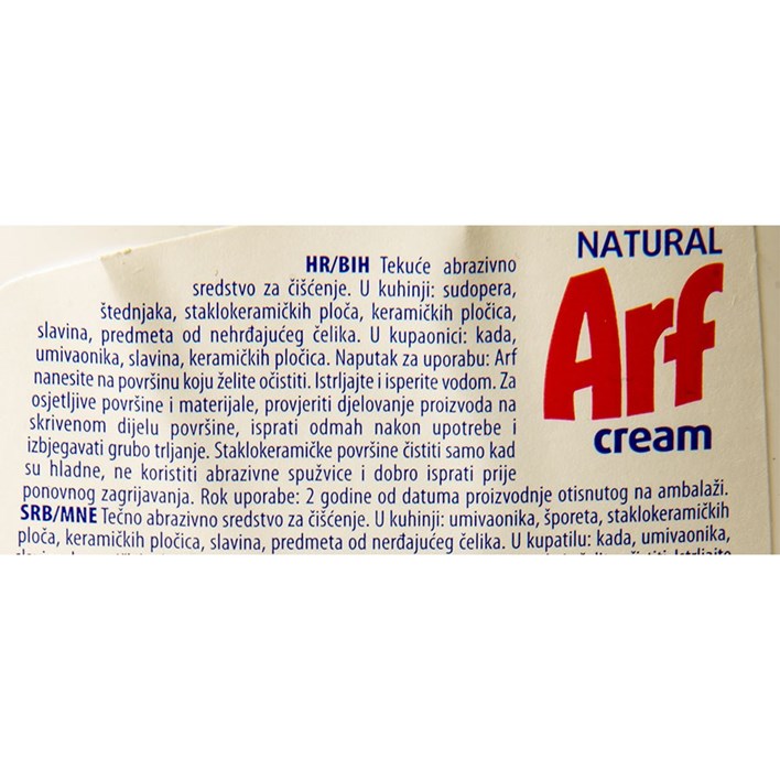 ČISTILO ARF NATURAL 400ml SAPONIA