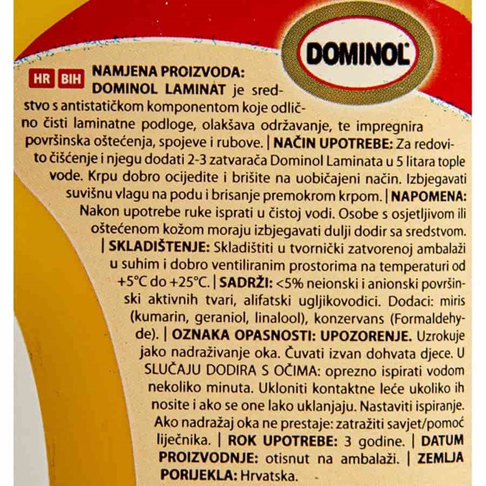 ČISTILO DOMINOL 750ML LAMINAT ISKRA