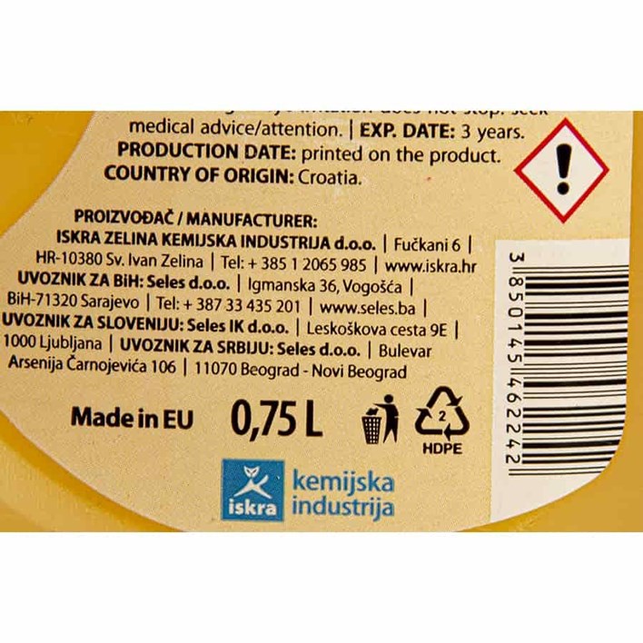 ČISTILO DOMINOL 750ML LAMINAT ISKRA