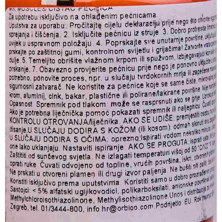 ČISTILO MR MUSCLE 300ML PEĆNICE ORBICO