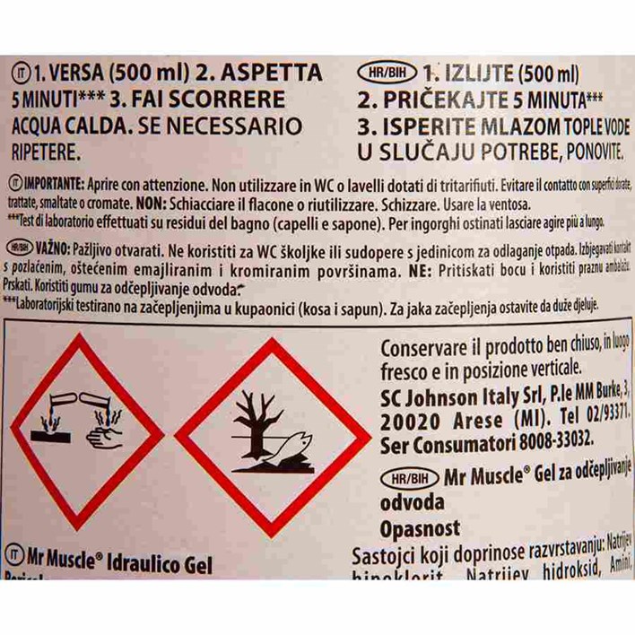 ČISTILO MR MUSCOLO GEL 1L ORBICO