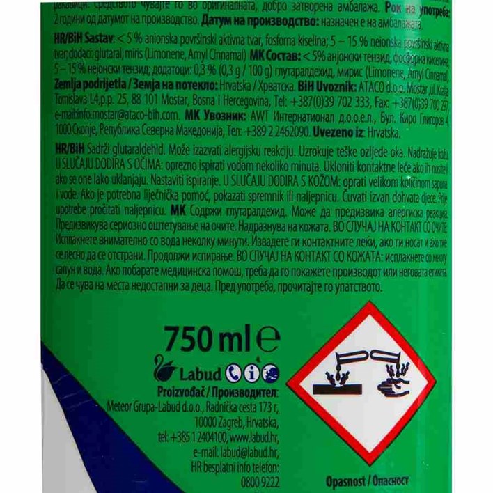 ČISTILO SANITAR FOREST 750ml AWT