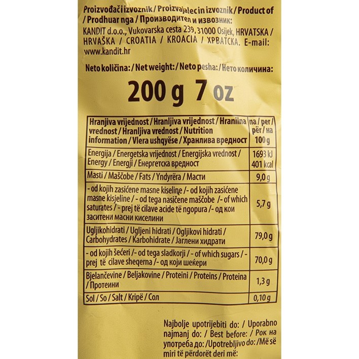 ČOKOLADNI DESERT PRALINE 200g KANDIT