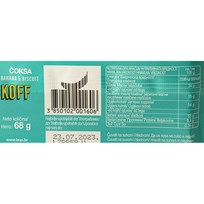 ČOKOLADA ČOKSA BANANA BISCUIT 68g KRAŠ