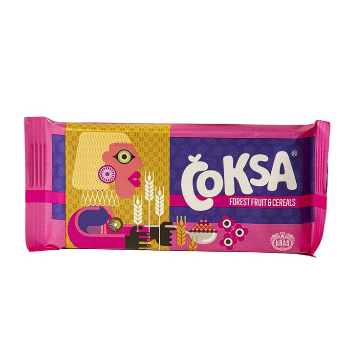 ČOKOLADA ČOKSA FOREST FRUIT CEREALS 67g KRAŠ