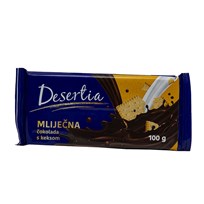 ČOKOLADA DESERTIA MLIJEČNA S KEKSOM 100g ULTRA