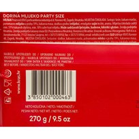 ČOKOLADA DORINA MLIJEKO PARTY SIZE 270g KRAŠ