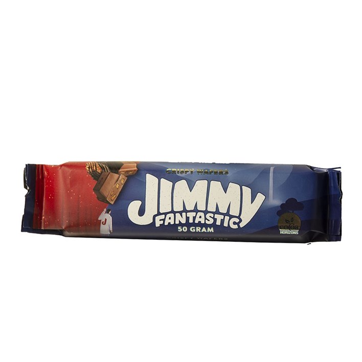 ČOKOLADA JIMMY CHOCO WITH WAFER 50g ATLANTIC