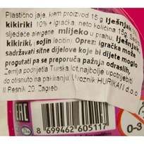 ČOKOLADA SAFARI MILKY 15g HURIKAN