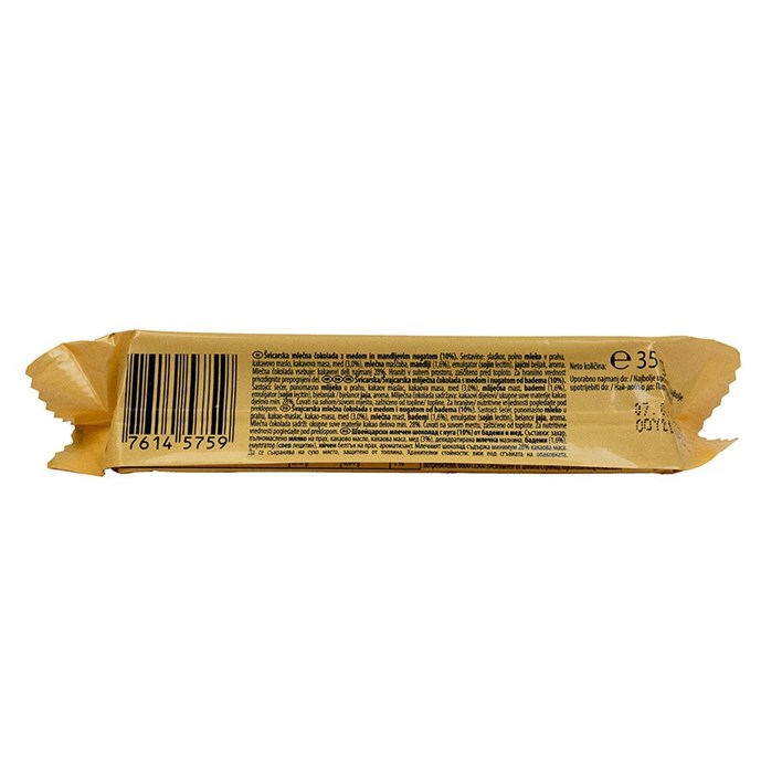 ČOKOLADA TOBLERONE MED BADEM 35G