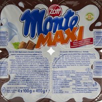 DESERT MLIJEČNI MONTE MAXI 4X100G