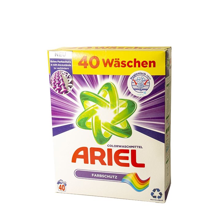 DETERĐENT ARIEL COLOR PRAŠAK 40 PRANJA 2,6kg ORBICO