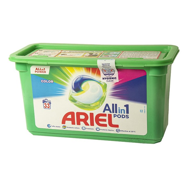 DETERĐENT ARIEL GEL KAPSULE COLOR 33kom ORBICO