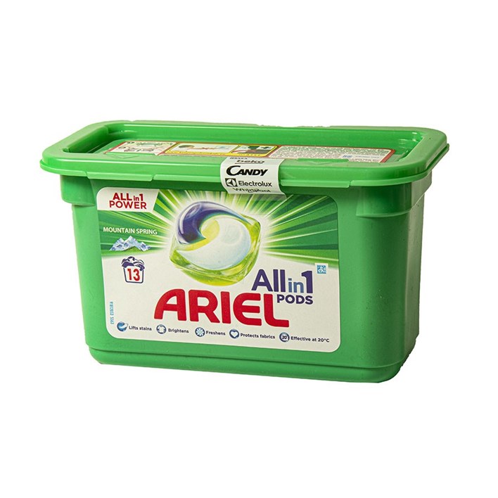 DETERĐENT ARIEL GEL KAPSULE MOUNTAIN SPRING 13kom ORBICO