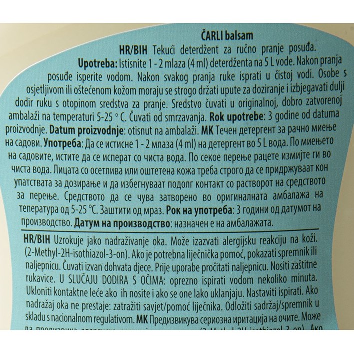 DETERĐENT ČARLI BALZAM 450ml AWT