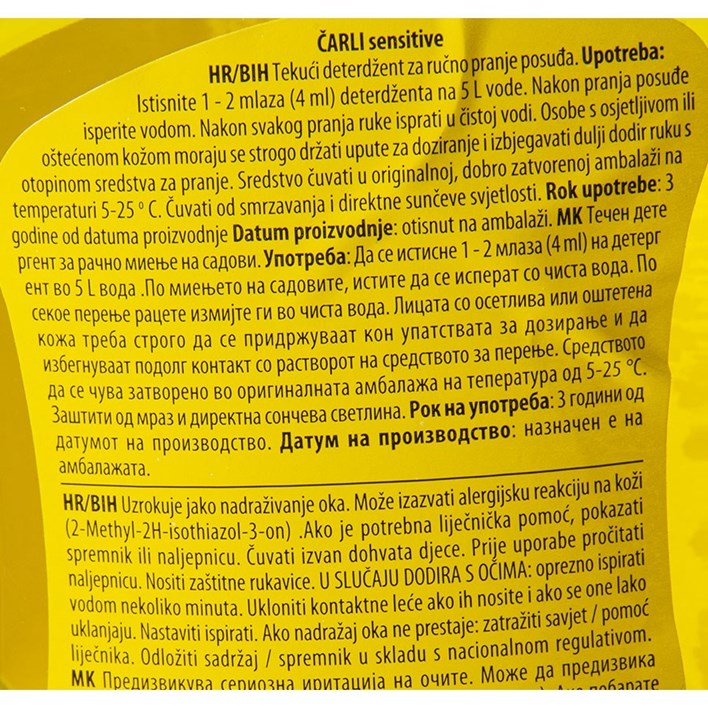 DETERĐENT ČARLI KAMILICA 900ml AWT