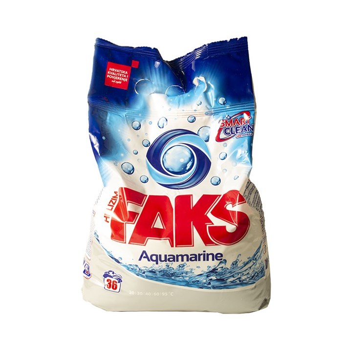 DETERĐENT FAKS AQUAMARINE 2,34kg SAPONIA