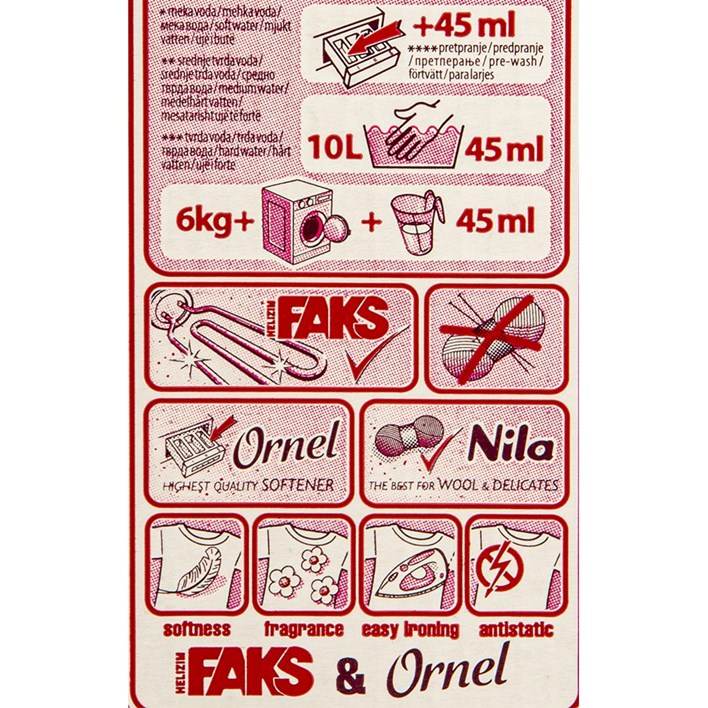 DETERĐENT FAKS SHU SHU 2,21kg SAPONIA