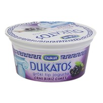 JOGURT DUKATOS CRNI RIBIZ CIMET 150G