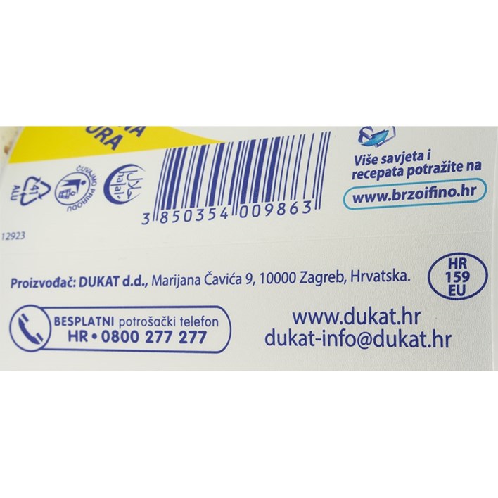 KISELO VRHNJE 12% 900G DUKAT