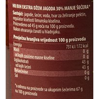 DŽEM EXTRA JAGODA 320g PODRAVKA