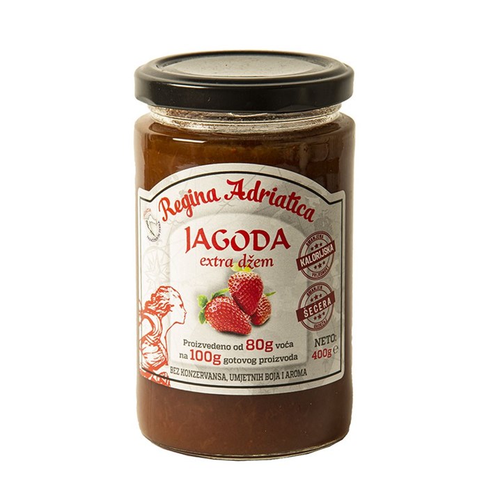 DŽEM REGINA ADRIATIC EXTRA JAGODA 400g FIBIS