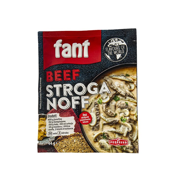 FANT BEEF STROGANOFF 44g PODRAVKA